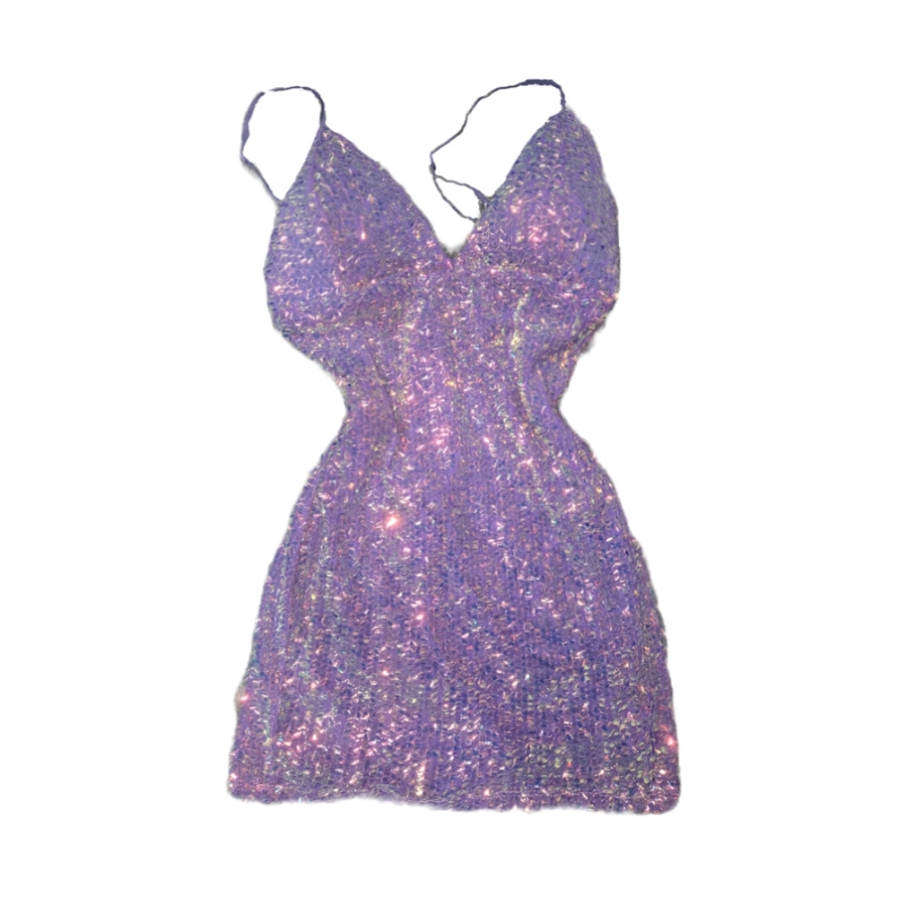 Fashion Nova Purple Mini Dress